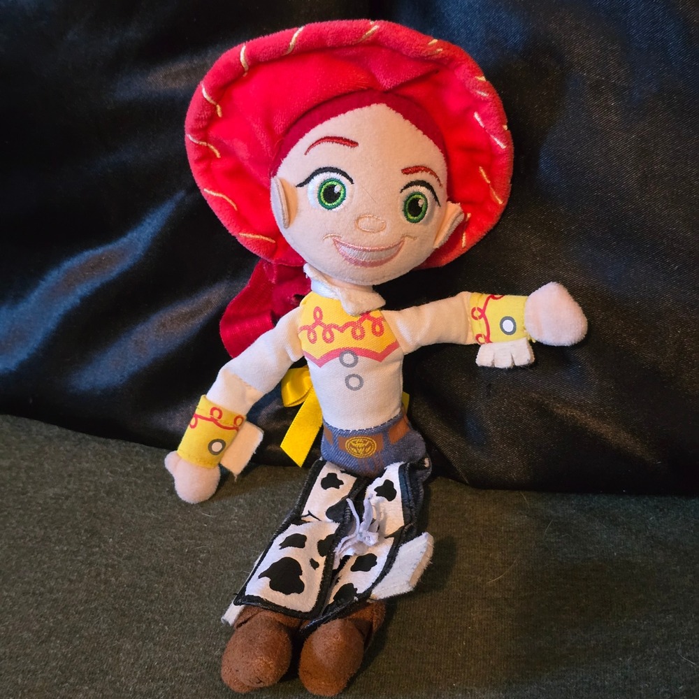Disney Toy Story Small Jessie Plush Kids Multicolor Western Andy Boot Frayed